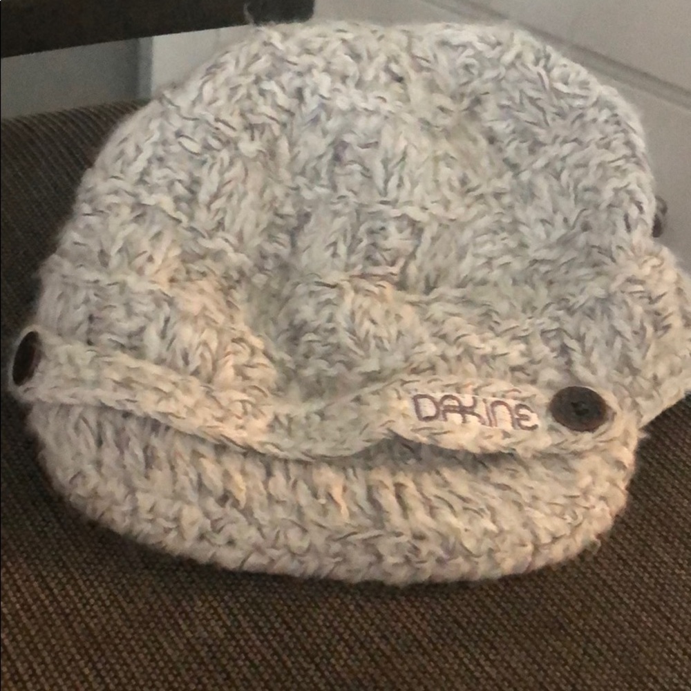 Grey Knit Dakine hat